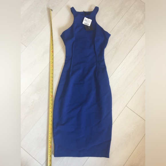 Zara’s midi dress. Blue. Size XS. New with Tags. - Picture 1 of 4